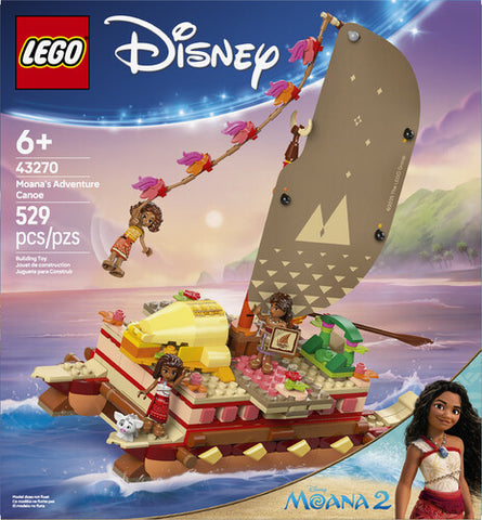 Lego Disney - Le canot d'aventure de Moana 43270