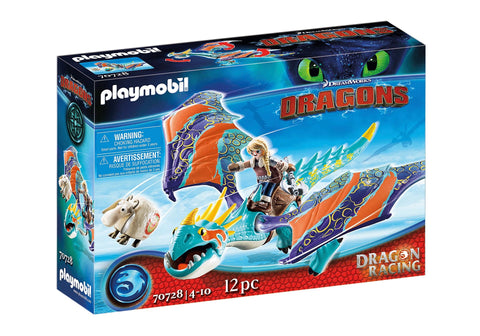 Playmobil Dreamworks Dragons Dragon Racing: Astrid et Tempête 70728