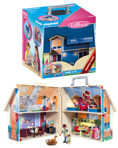 Playmobil maison transportable 70985