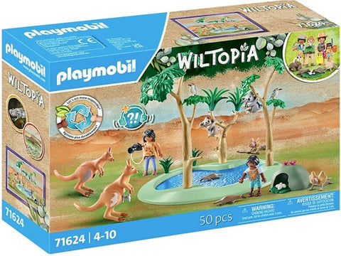 Playmobil Wiltopia Explorateurs avec animaux d'Australie 71624