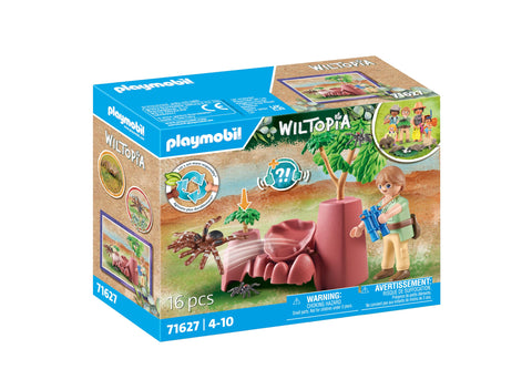 Playmobil Wiltopia Rocher avec araignée géante 71627