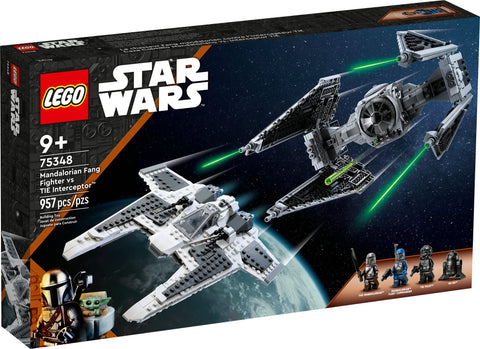 Lego Star Wars Mandalorian Fang fishter vs tie interceptor 75348