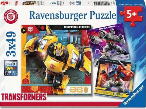 Ravensburger casse tete 3X49 Transformer 12004252