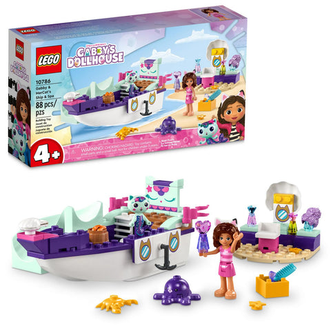 Lego Gabby's Dollhouse Gabby & Mercat's ship & spa 10786