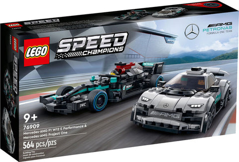 Lego SPeed Champions Mercedes-AMG F1 W12 E perfomance & Mercedes-AMG Project one 76909