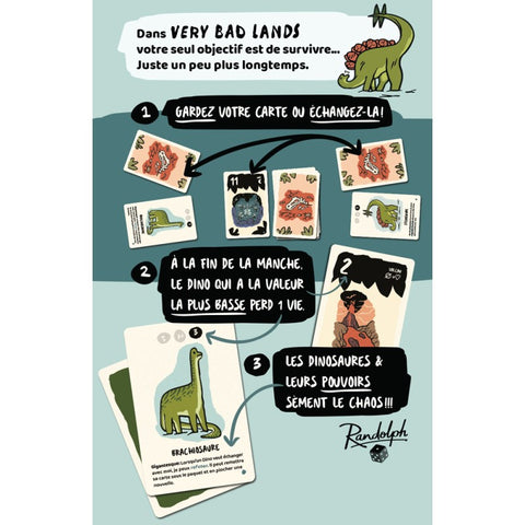 Jeu Very bad lands Brachio en francais
