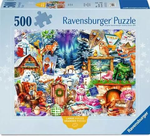 Ravensburger casse-tête 500 mcx large Givre hivernal 12002036
