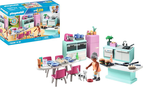 Playmobil My Life Cuisine avec ilot central 71608