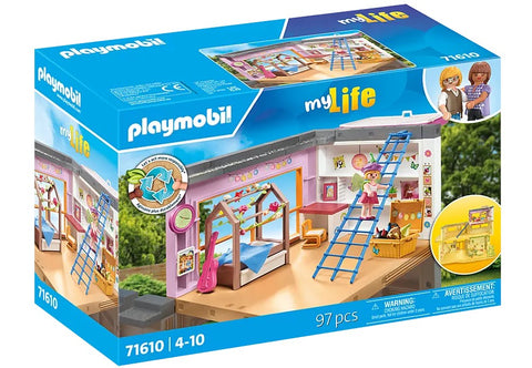 Playmobil My Life chambre d'enfant avec lit cabane 71610