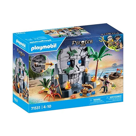 Playmobil Pirates Ile au trésor pirate et monstre marin 71531