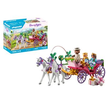 Playmobil Princess Magic Caleche avec couple princier cocher 71846