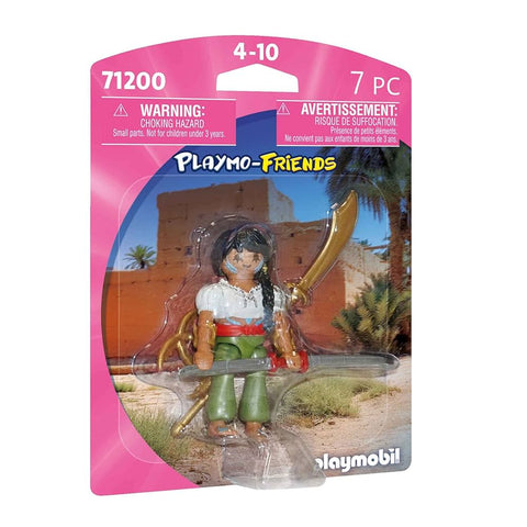Playmobil combattante avec lance 71200