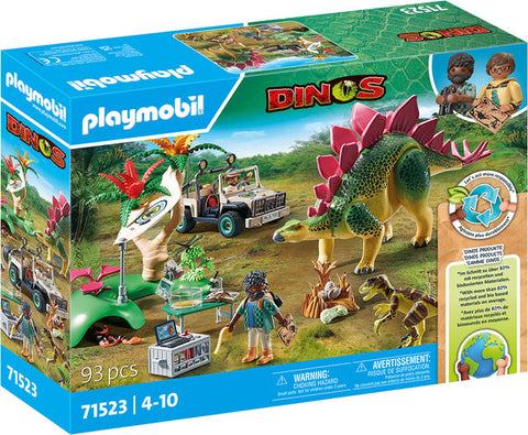 Playmobil dinos Campement explorateurs avec dinosaures 71523