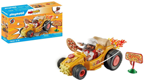 Playmobil funstars pizzaiolo et kart 71634