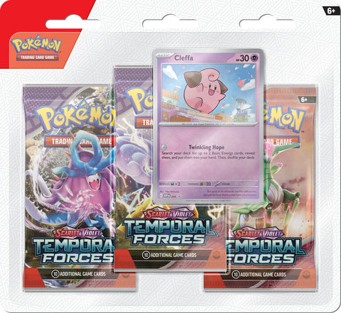 Pokemon SV5 TEMPORAL FORCES 3 PK BLISTER