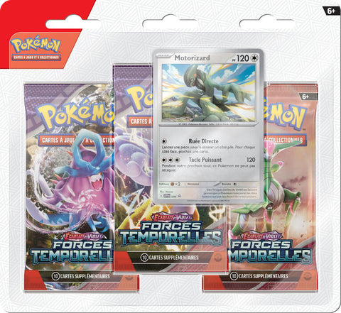 Pokemon SV5 TEMPORAL FORCES 3 PK BLISTER