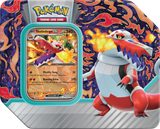 Pokémon EX Paldea Partners Tin EX  Meowscarada, Skeledirge, Quaquaval