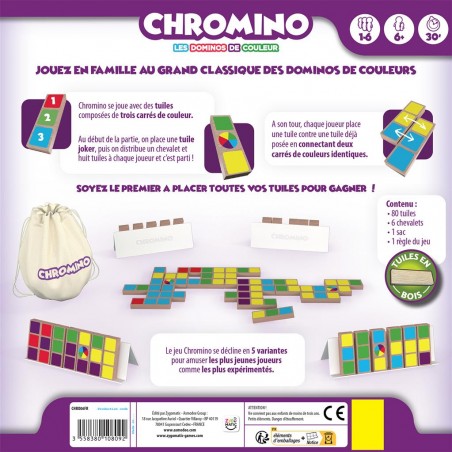 Jeu Chromino en bois