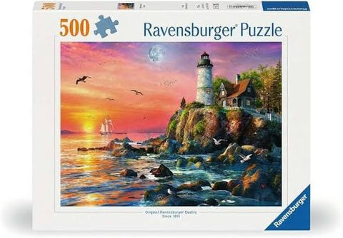 Ravensburger casse tete 500mcx Lighthouse at Sunset 12000217