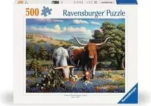 Ravensburger casse tete 500mcx Loving longhorns 12000826