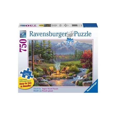 Ravensburger casse-tête 750 pièces Salon au coin du feu - 16445