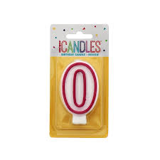 Chandelle de Luxe chiffre 0