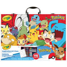 Crayola Mallette inspiration artistique Pokémon 115 pieces