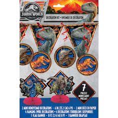 Ensemble décoration de fête Jurassic Wolrd 7 pièces 59146