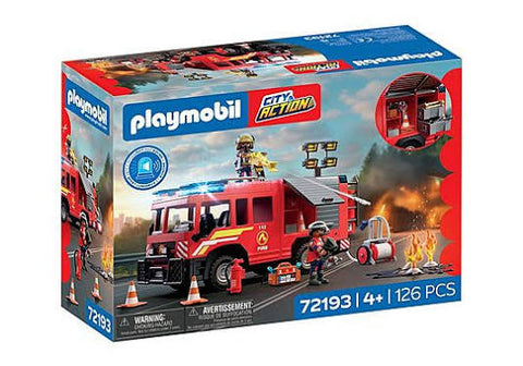 Playmobil City Action  - Camion VSAV  de pompiers - 72193