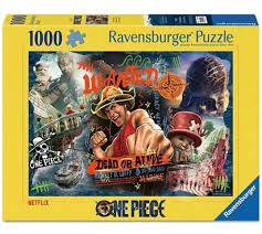 Ravensburger Casse-tête 1000 pièces - One Piece, L'aventure vous attend! - 12002223