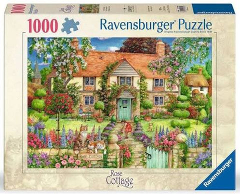 Ravensburger Casse-tête 1000 pièces - Cottage aux roses - 12001985