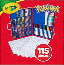 Crayola Mallette inspiration artistique Pokémon 115 pieces
