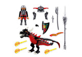 Playmobil Knights -  Dragon noir et chevalier - 72114