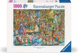 Ravensburger casse-tête 1000 pièces Midnight at the Library - 12000489