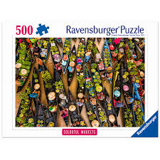 Ravensburger casse-tête 500 mcx Marché flottant Indonésie 12001813