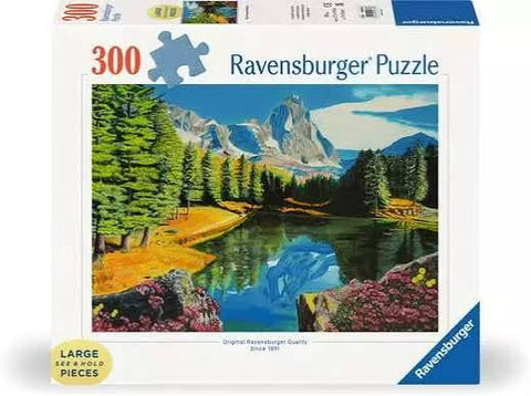 Ravensburger casse-tête 300 pièces Rocky mountains reflection 12000873