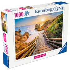 Ravensburger casse-tête 1000 mcx stairway to Camilo beach Algarve 12001761