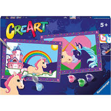 Ravensburger Creart peinture a numeros licornes magique 23558