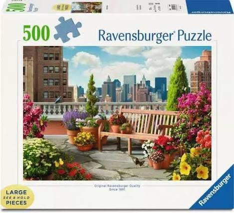 Ravensburger casse-tête 500 pièces Jardin sur le toit - 14868