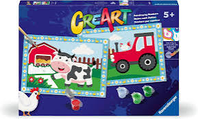 Ravensburger Creart Peinture a numeros Ferme 25930