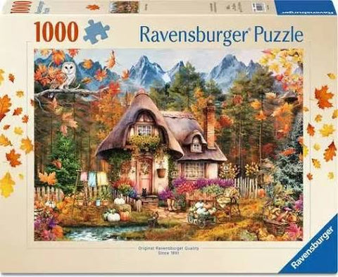 Ravensburger casse tete 1000 mcx Cottage et citrouille 12001682
