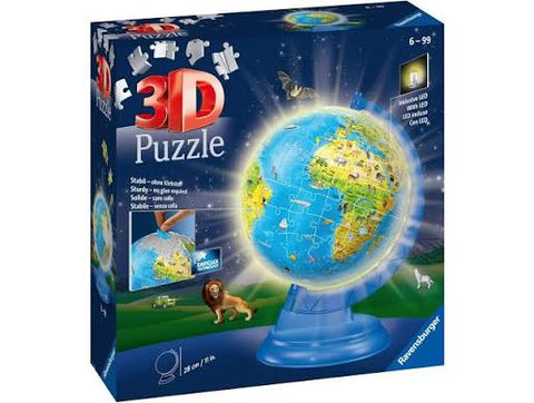 Ravensburger Casse-tête 3D Globe terrestre led 188 pièces 11289