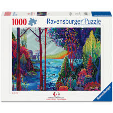 Ravensburger casse-tête 1000 mcx Forêt indigo 12001851