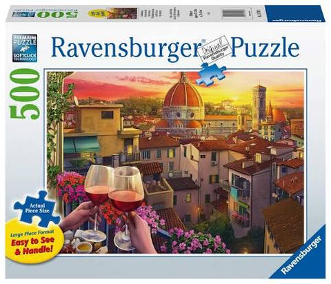 Ravensburger casse-tête 500 pièces terrasse confortable 16796