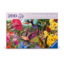 Ravensburger casse-tête 200 pcs xl Colibris et papillons 12001369