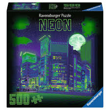 Ravensburger Casse tete Neon 500 pieces Tokyo 12001980