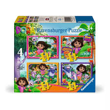 Ravensburger casse-tête Dora 4X 3+ 12004204