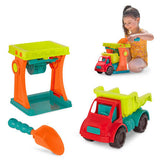 B Toys Moulin a sable, pelle et camion