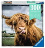 Ravensburger casse tete 300 pieces Bovin des Highland 13273