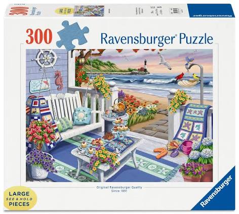 Ravensburger casse-tête 300 mcx large Goûter en bord de mer  16437